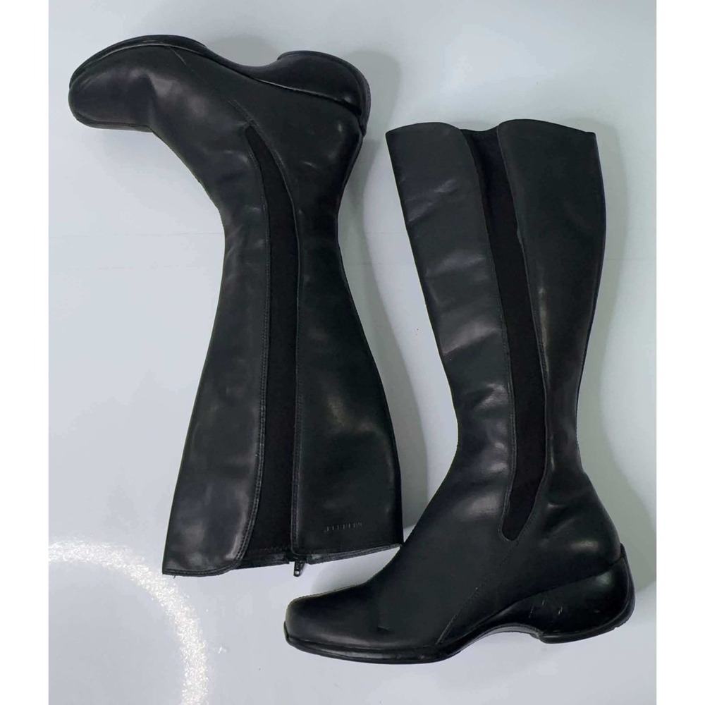 Merrell Spire Peak J43402 Womens 8.5 Waterproof Leather Tall Boots Y2K Black - Picture 11 of 12